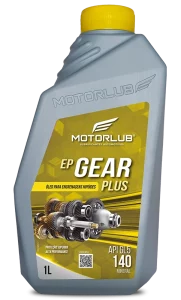 Motorlub-Óleo mineral EP Gear Plus 140 GL5 - 1L