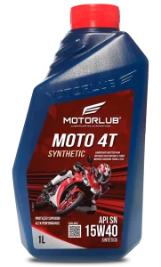 Motorlub-Óleo sintetico Synthetic Moto 4T 15W40 SN - 1L